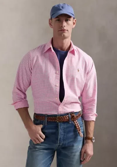 Classic Fit Gingham Oxford Shirt