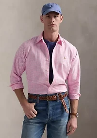 Classic Fit Gingham Oxford Shirt