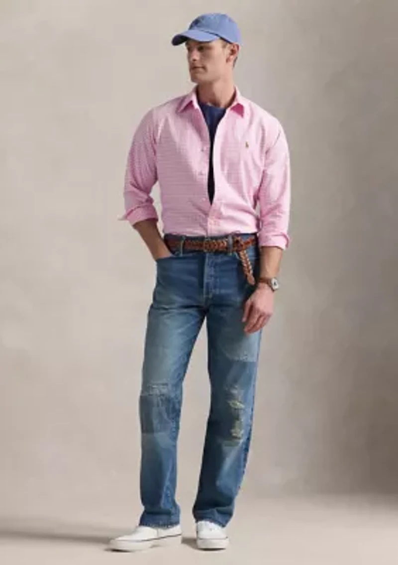 Classic Fit Gingham Oxford Shirt