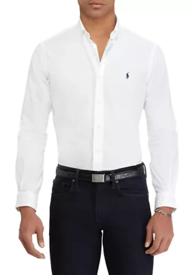 Classic Fit Checked Poplin Shirt