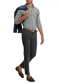 Classic Fit Checked Poplin Shirt