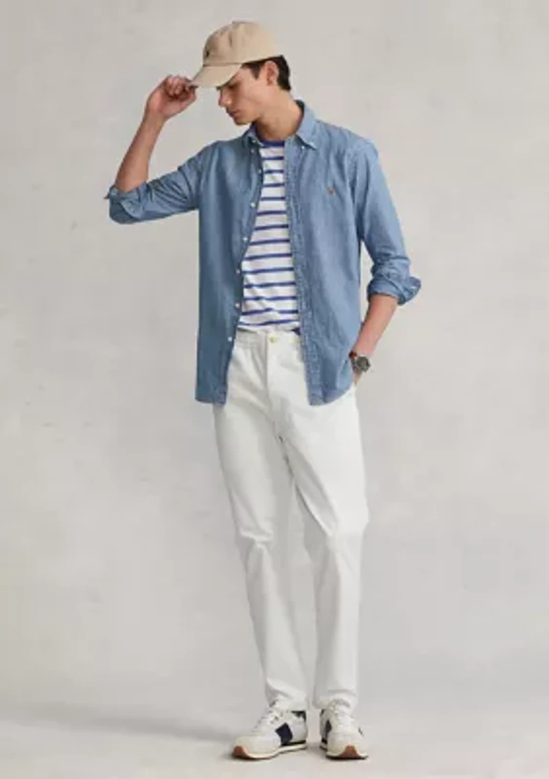 Classic Fit Indigo Chambray Shirt