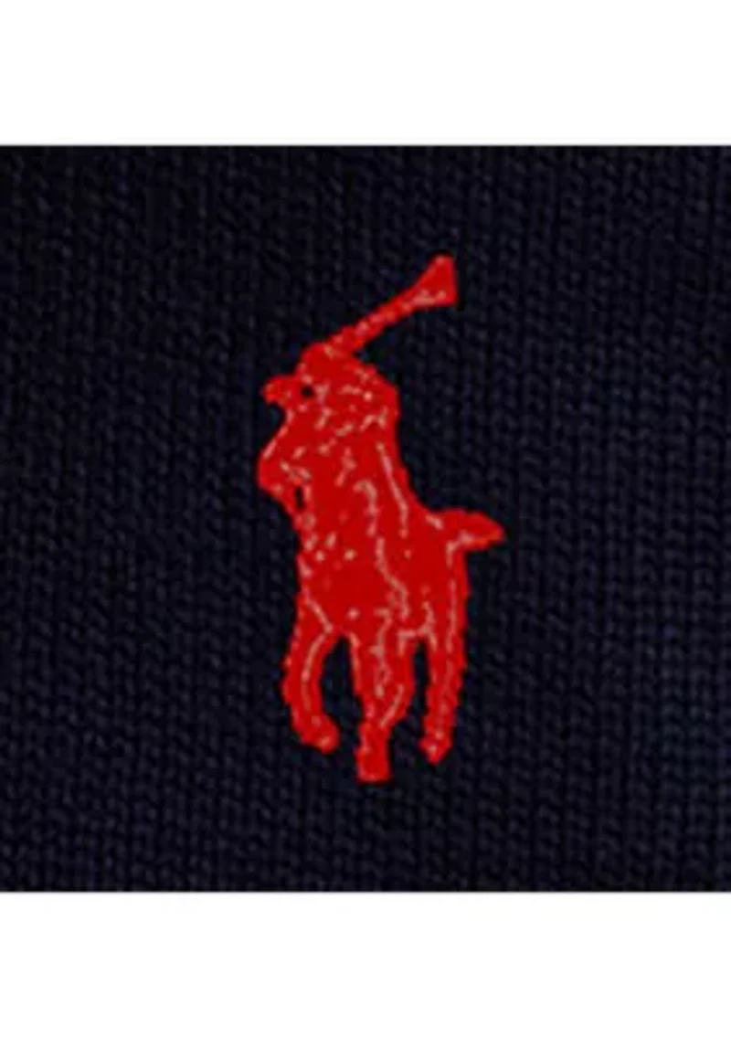 Cotton Quarter-Zip Sweater