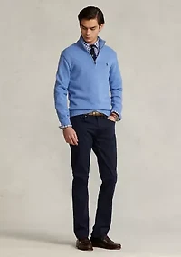 Cotton Quarter-Zip Sweater