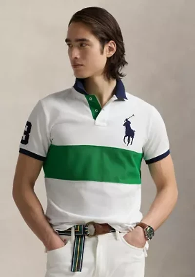 Classic Fit Big Pony Mesh Polo Shirt