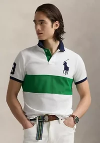 Classic Fit Big Pony Mesh Polo Shirt