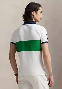 Classic Fit Big Pony Mesh Polo Shirt