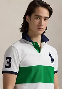 Classic Fit Big Pony Mesh Polo Shirt
