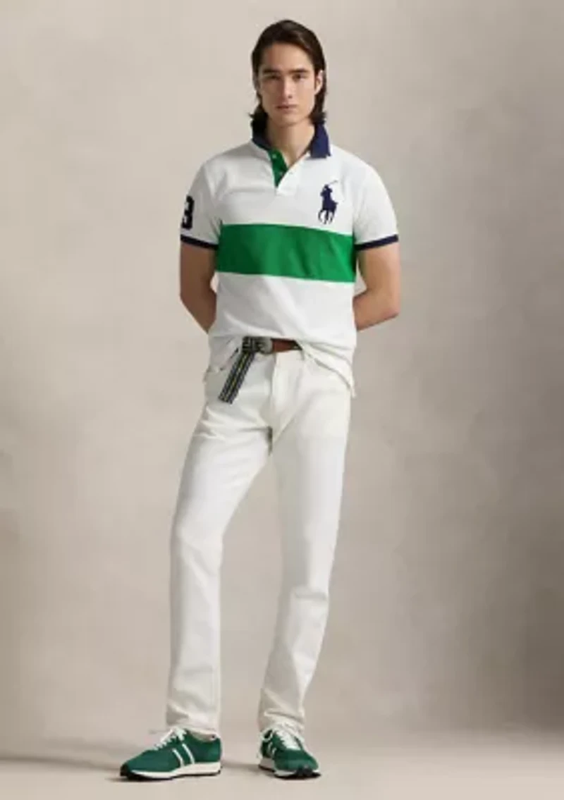 Classic Fit Big Pony Mesh Polo Shirt