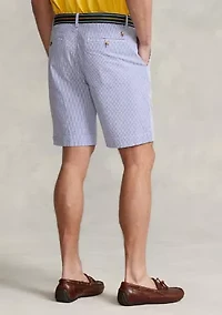 9.25" Stretch Classic Fit Seersucker Shorts