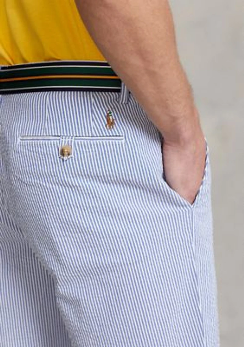 9.25" Stretch Classic Fit Seersucker Shorts