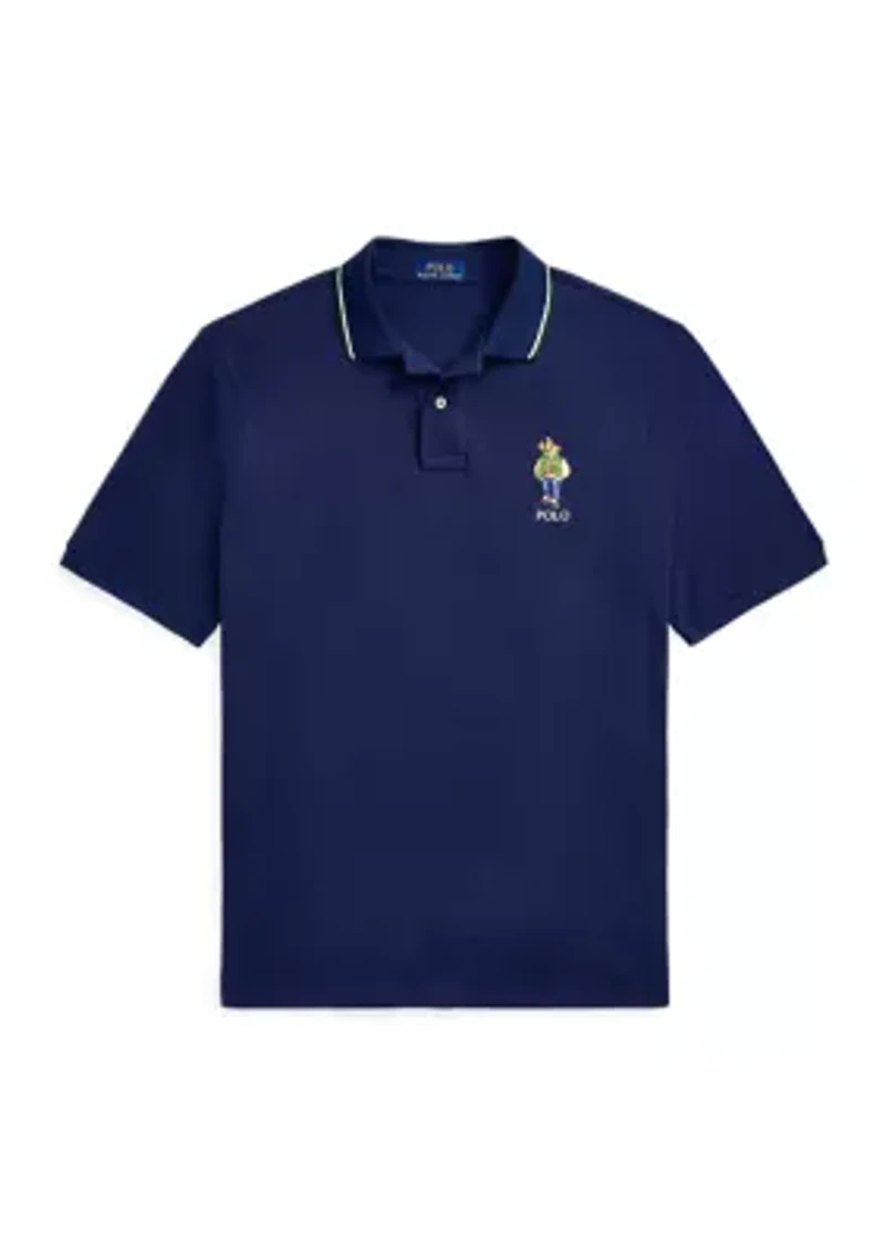 Classic Fit Polo Bear Mesh Shirt