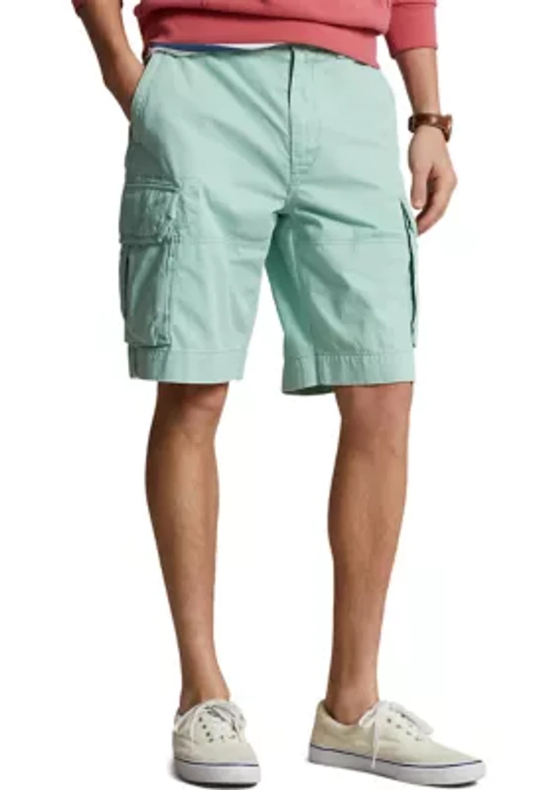 10.5" Relaxed Fit Twill Cargo Shorts