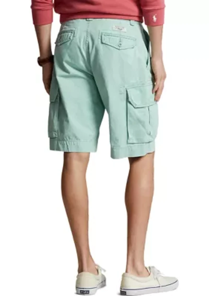 10.5" Relaxed Fit Twill Cargo Shorts