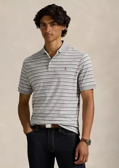Classic Fit Striped Soft Cotton Polo