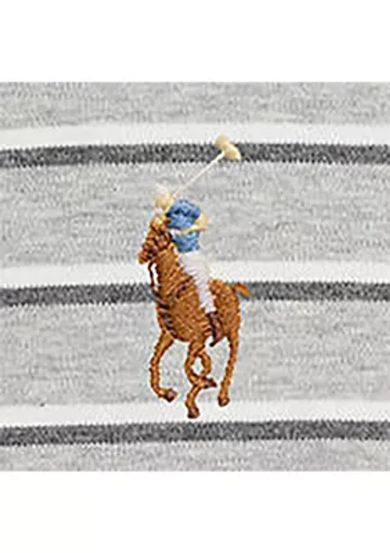 Classic Fit Striped Soft Cotton Polo