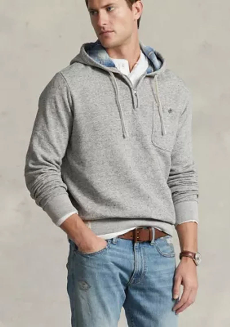 Fleece Quarter Zip Hoodie