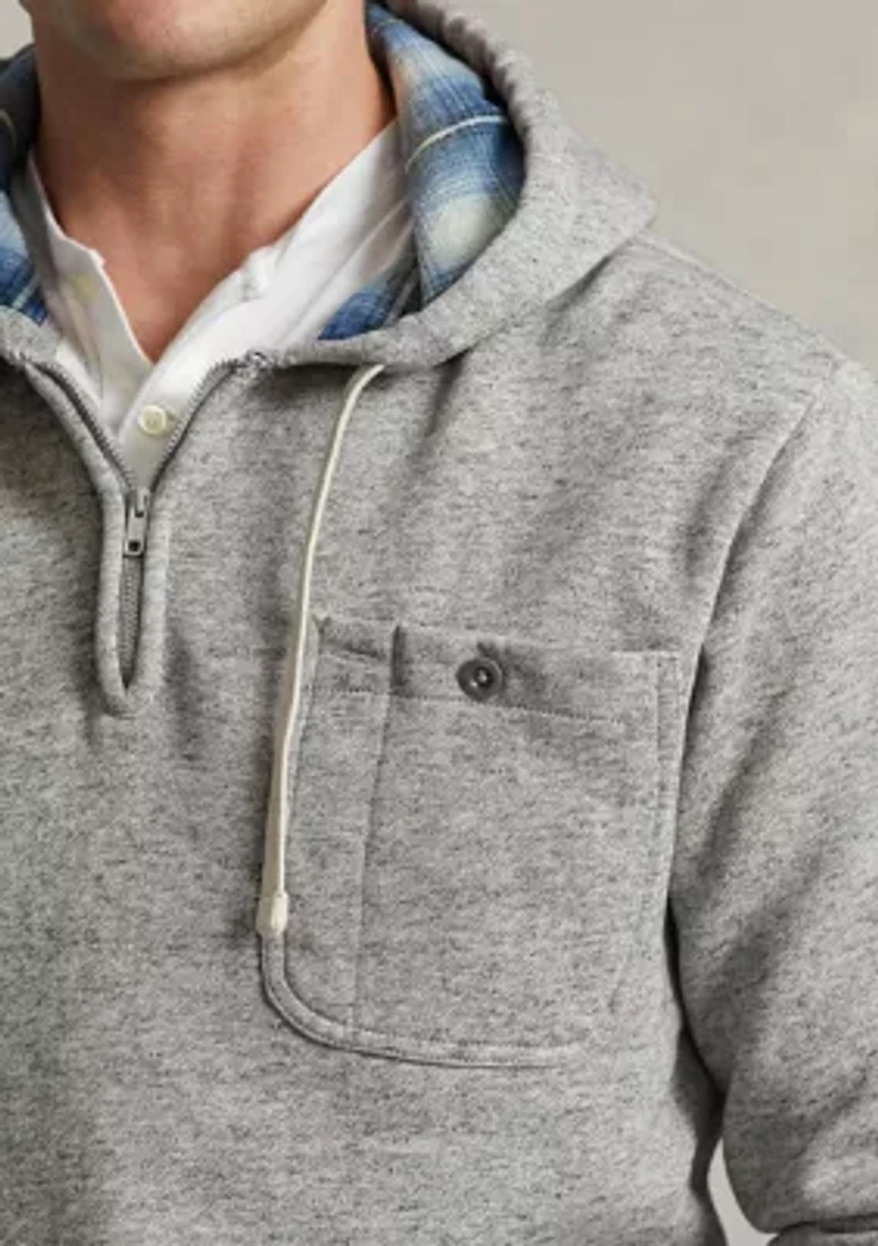 Fleece Quarter Zip Hoodie