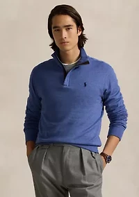 Luxury Jersey Quarter-Zip Pullover