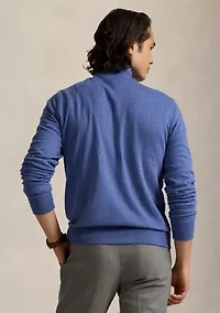 Luxury Jersey Quarter-Zip Pullover