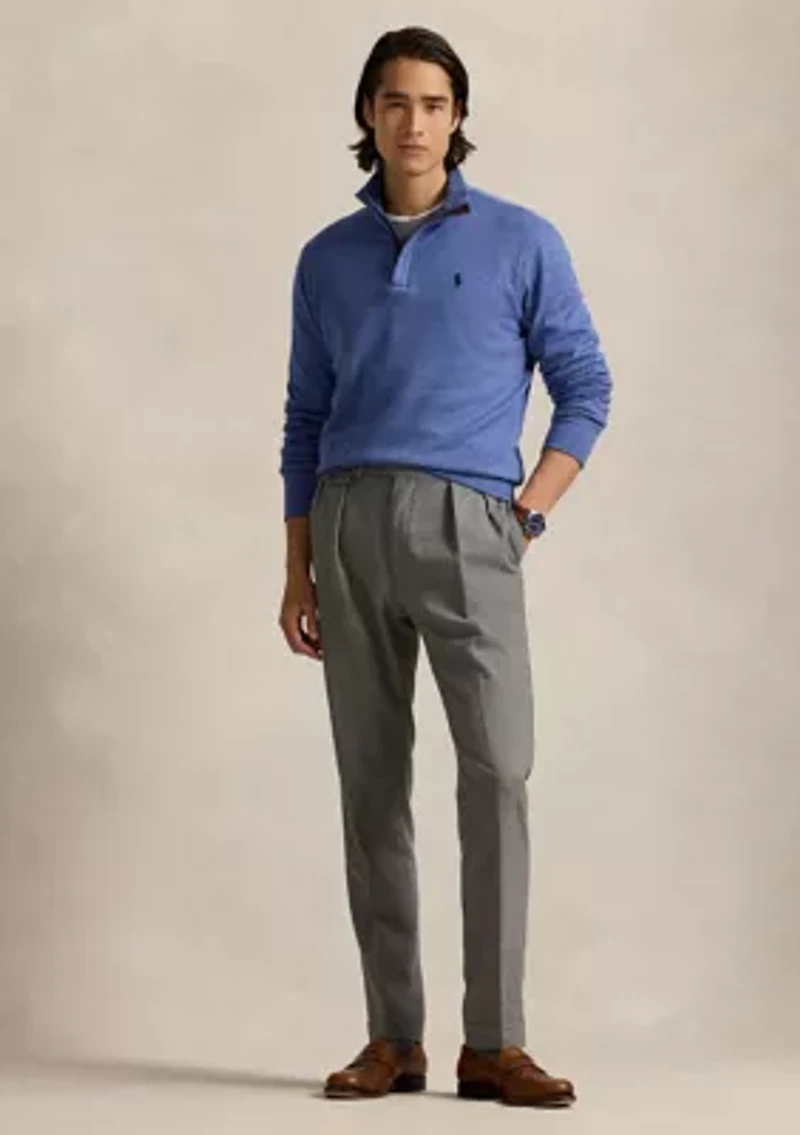 Luxury Jersey Quarter-Zip Pullover