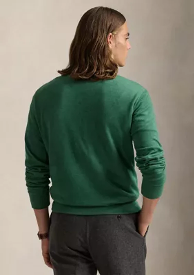 Luxury Jersey Quarter-Zip Pullover