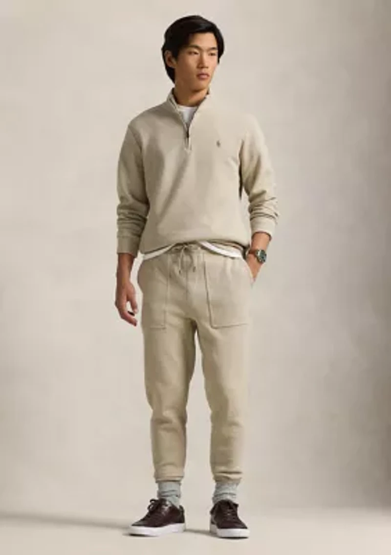 Double Knit Mesh Jogger Pants
