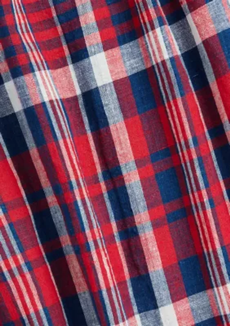 Classic Fit Madras Popover Shirt