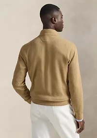 Men's Luxury Jersey Quarter-Zip Pullover
