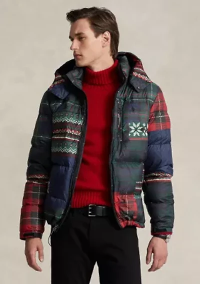 Print Water Repellent Down Jacket