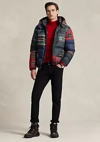 Print Water Repellent Down Jacket