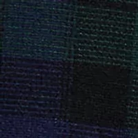 Plaid Washable Wool Sweater