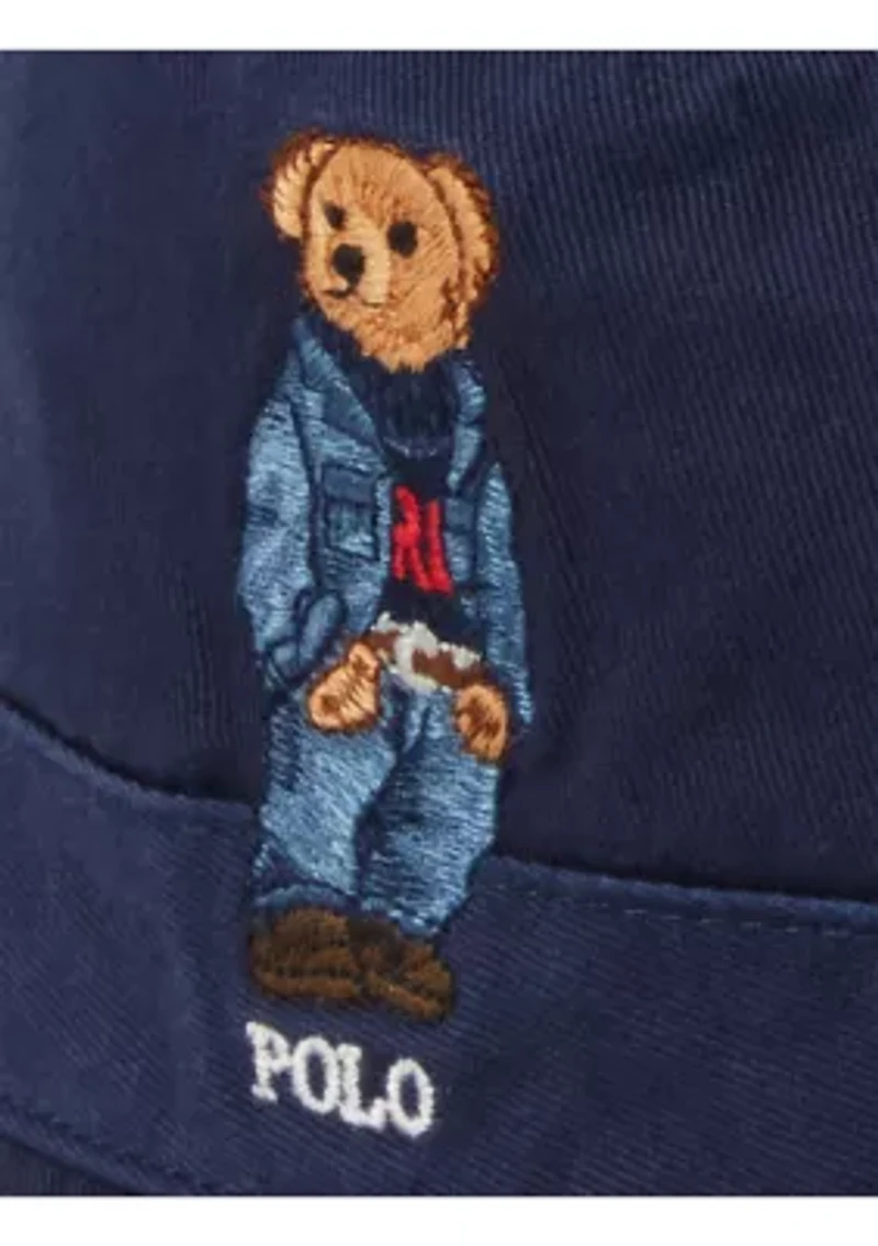 Polo Bear Twill Bucket Hat
