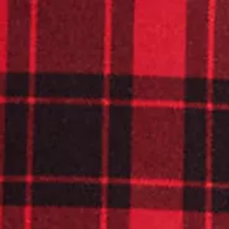 Plaid Pile Fleece Hoodie