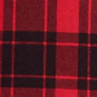 Plaid Pile Fleece Hoodie