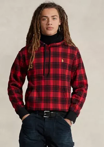 Plaid Pile Fleece Hoodie