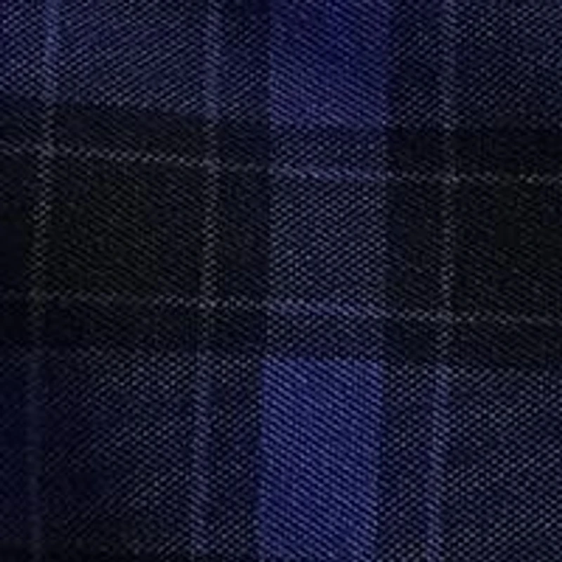 Custom Slim Fit Plaid Mesh Polo Shirt