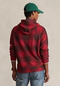 Plaid Brushed Fleece Hoodie