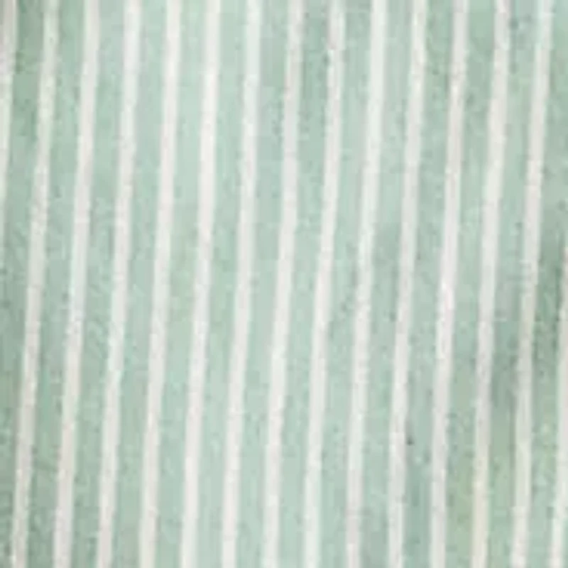 Classic Fit Striped Stretch Poplin Shirt