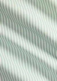 Classic Fit Striped Stretch Poplin Shirt