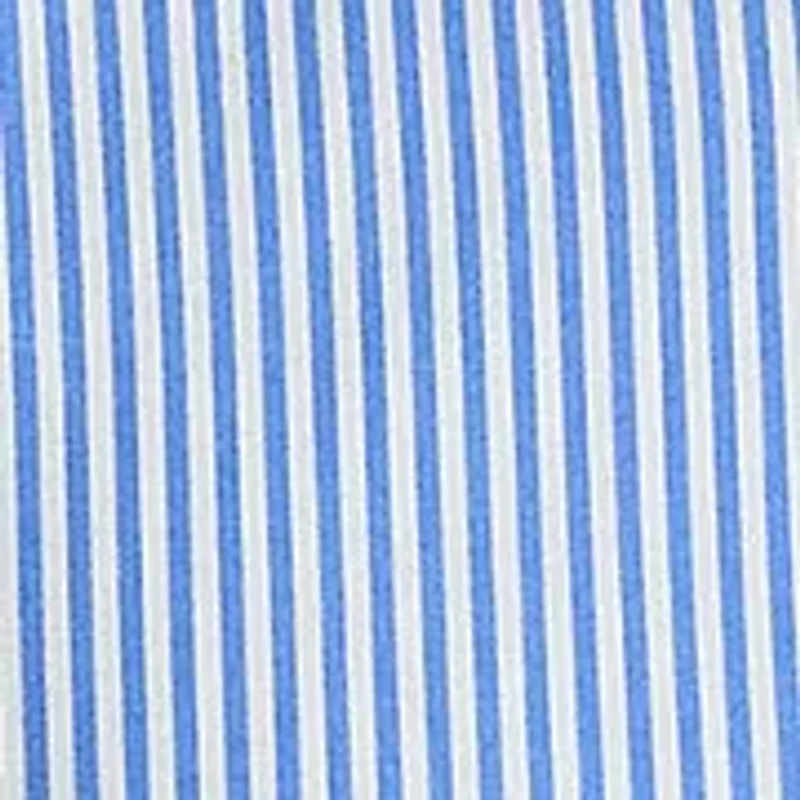 Men's Slim Fit Striped Stretch Poplin Shirt