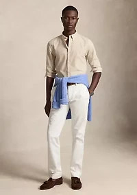Slim Fit Gingham Stretch Poplin Shirt