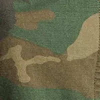 Slim Fit Camo Canvas Cargo Pants