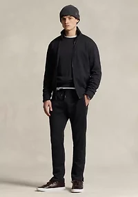 Herringbone Double-Knit Jersey Jogger Pants