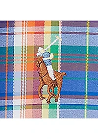 Classic Fit Plaid Oxford Shirt