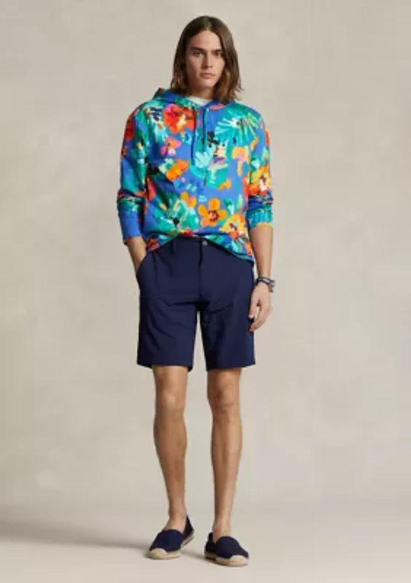 9.5-Inch Stretch Dobby Beach Shorts