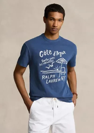 Classic Fit Embroidered Jersey T-Shirt