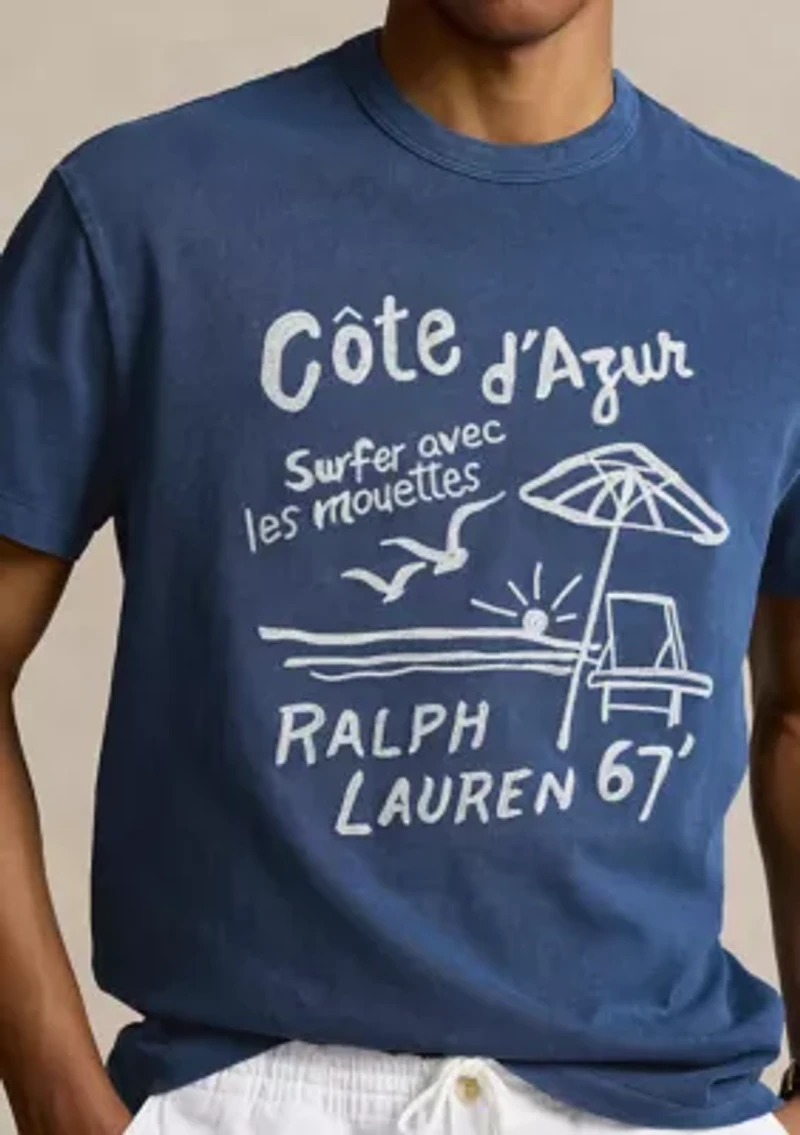 Classic Fit Embroidered Jersey T-Shirt