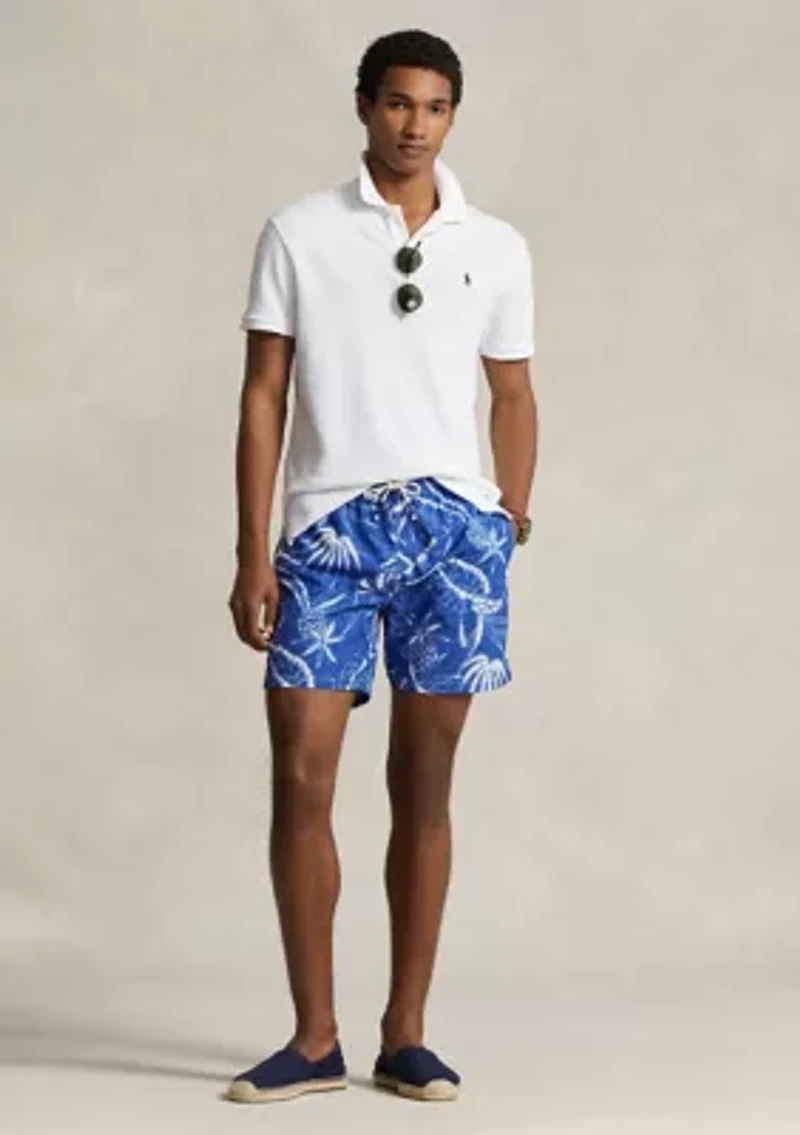 5.75-Inch Hoffman Print Swim Trunks