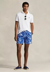 5.75-Inch Hoffman Print Swim Trunks